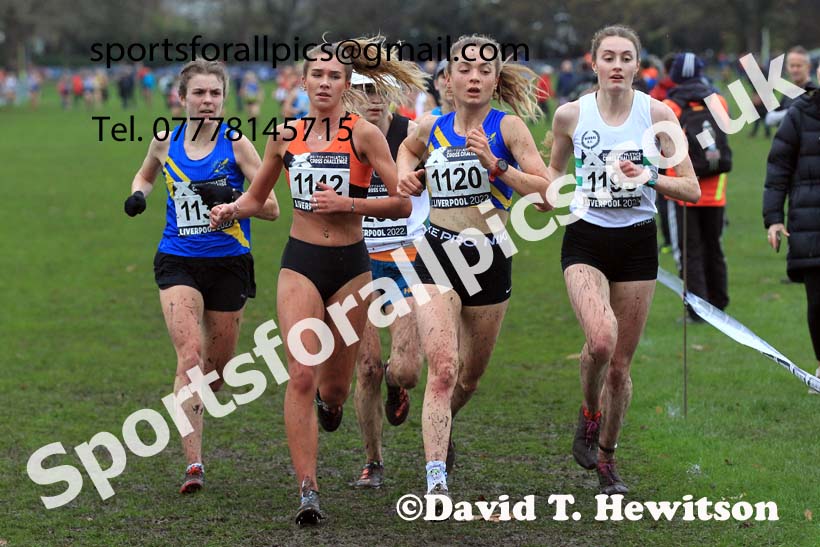 Senior Women and Under-23 Women, 2022 British Athletics Cross Challenge, Sefton Park, Liverpool.  Photo: David T. Hewitson/Sports for All Pics